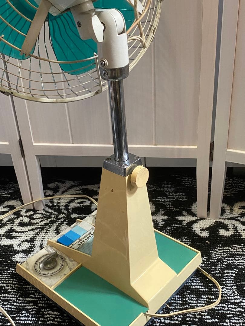 希少♦️BROTHER デラックスファン♦️高級レトロ扇風機♦️グリーン♦️送料込