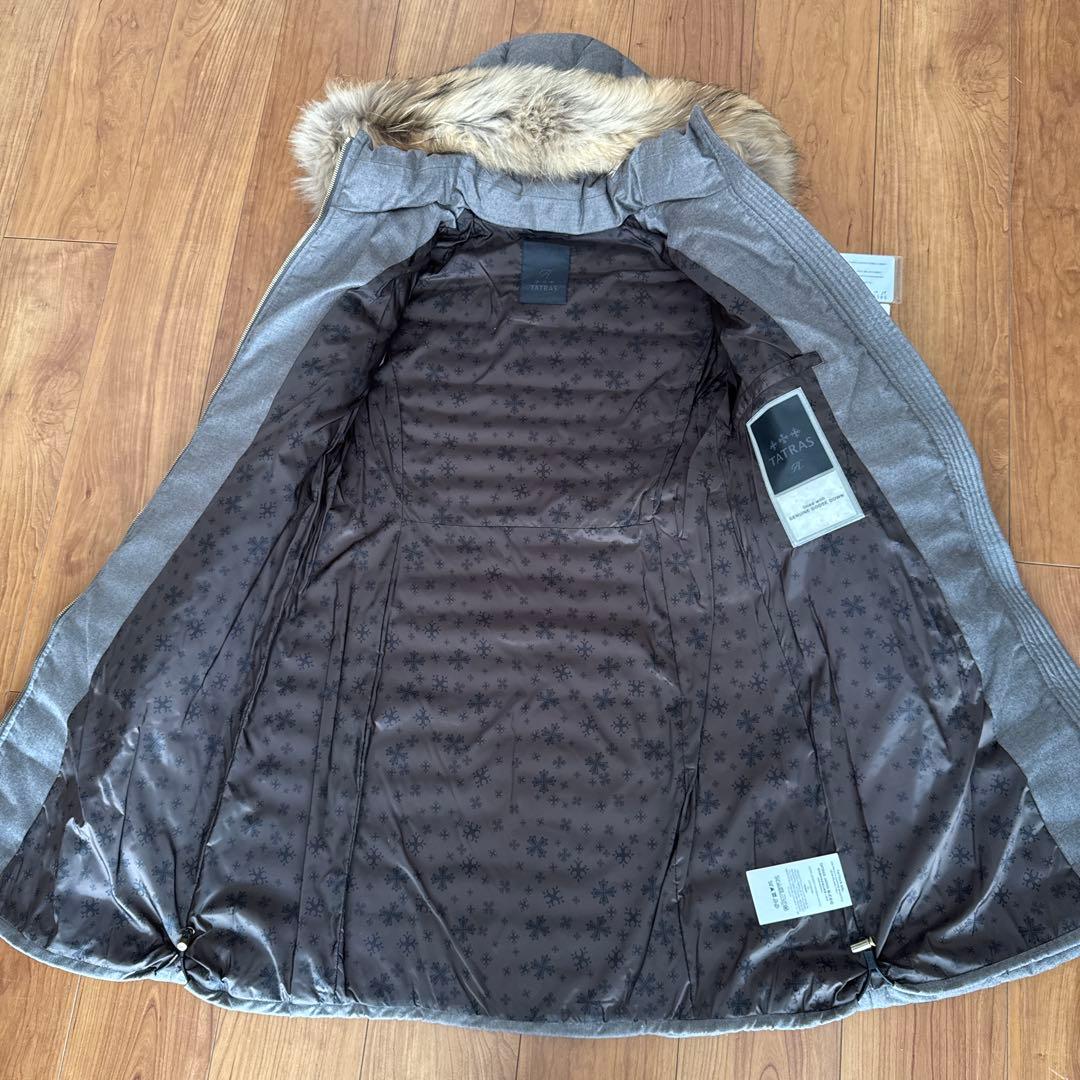 美品TATRAS CIMA ロングダウンジャケット 02 モカ