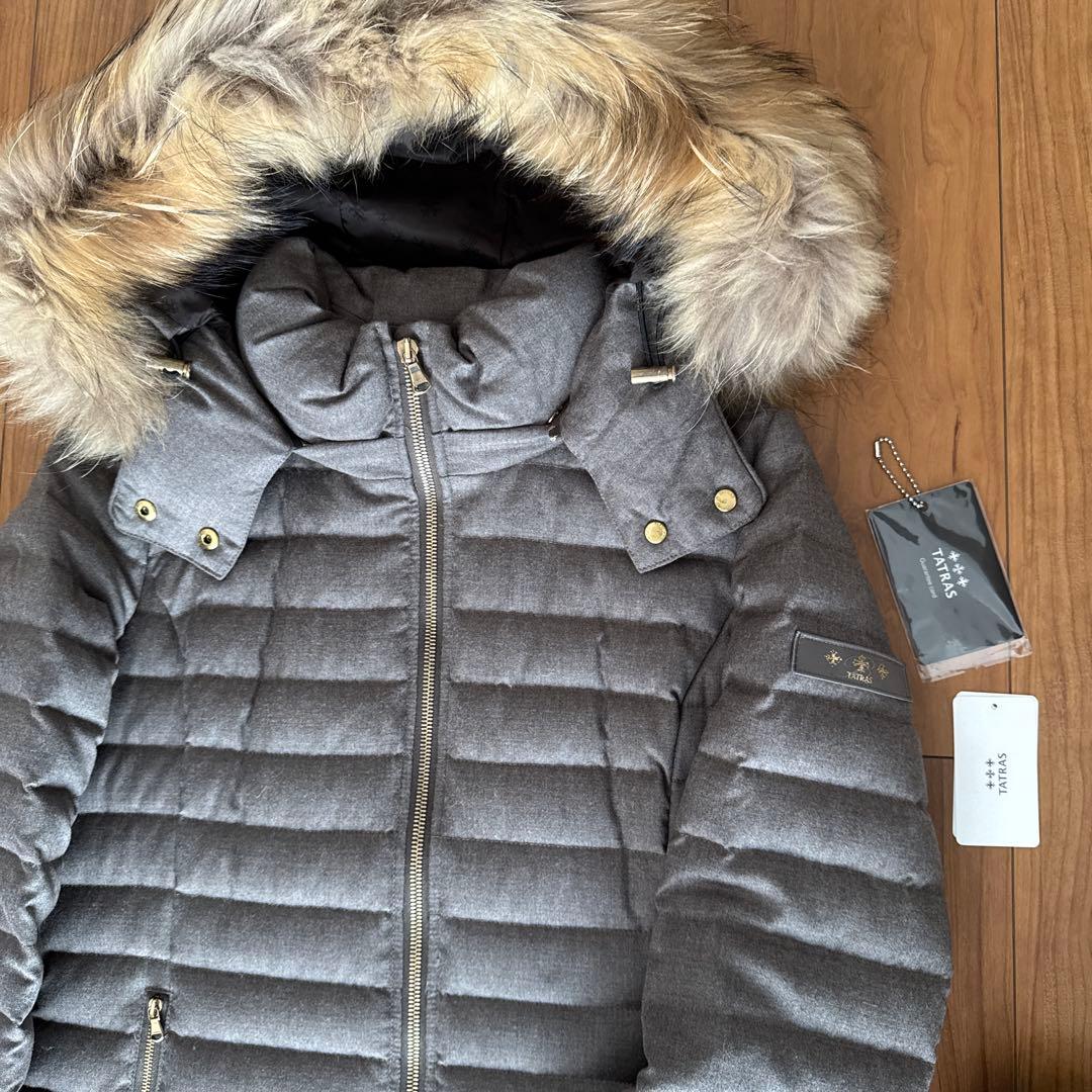 美品TATRAS CIMA ロングダウンジャケット 02 モカ