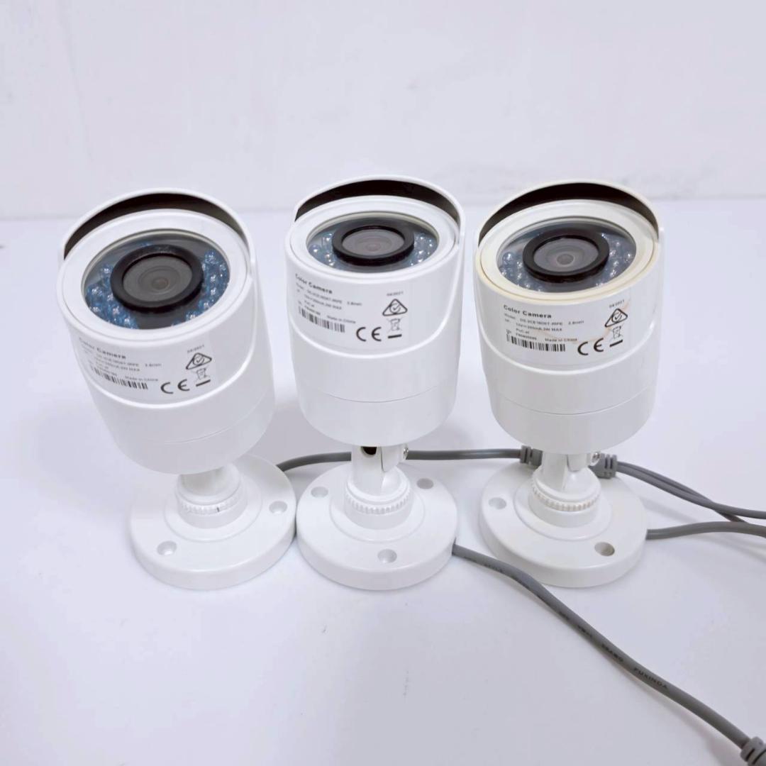 ハイクビジョンレコーダー カメラ3台セット DS-7204HQHI-K1/P