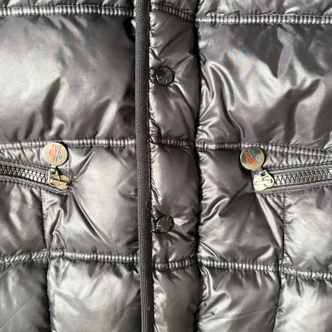 美品◆即完売品 MONCLER モンクレール エルミンヌ ダウンコート S 黒