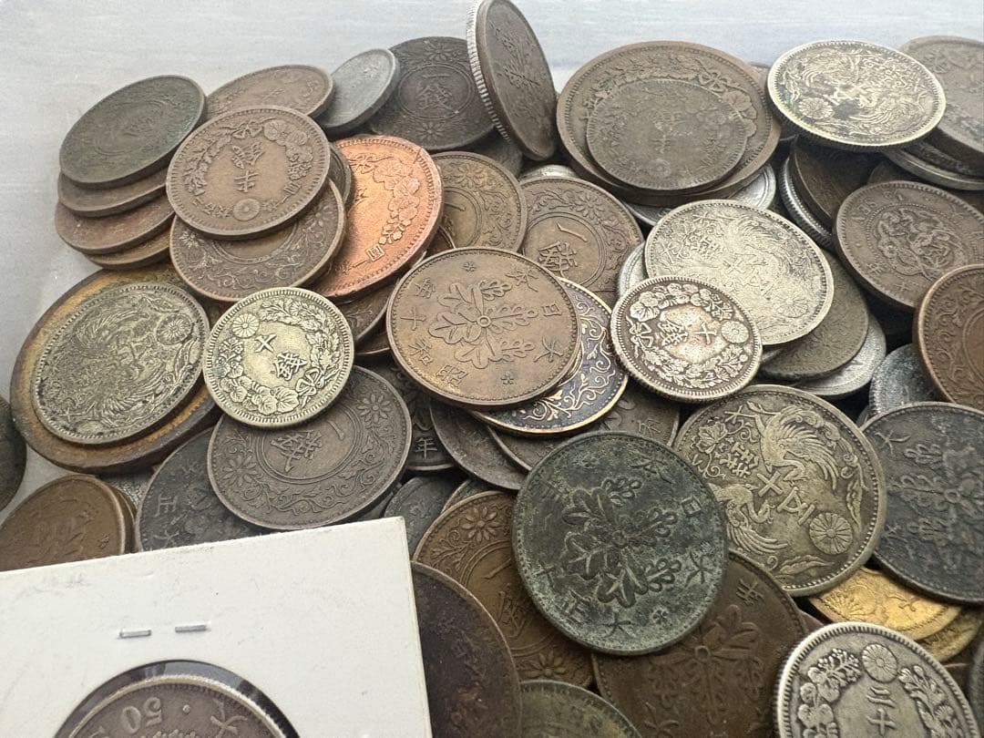古銭まとめ　1600g 銀貨　銅貨　大量