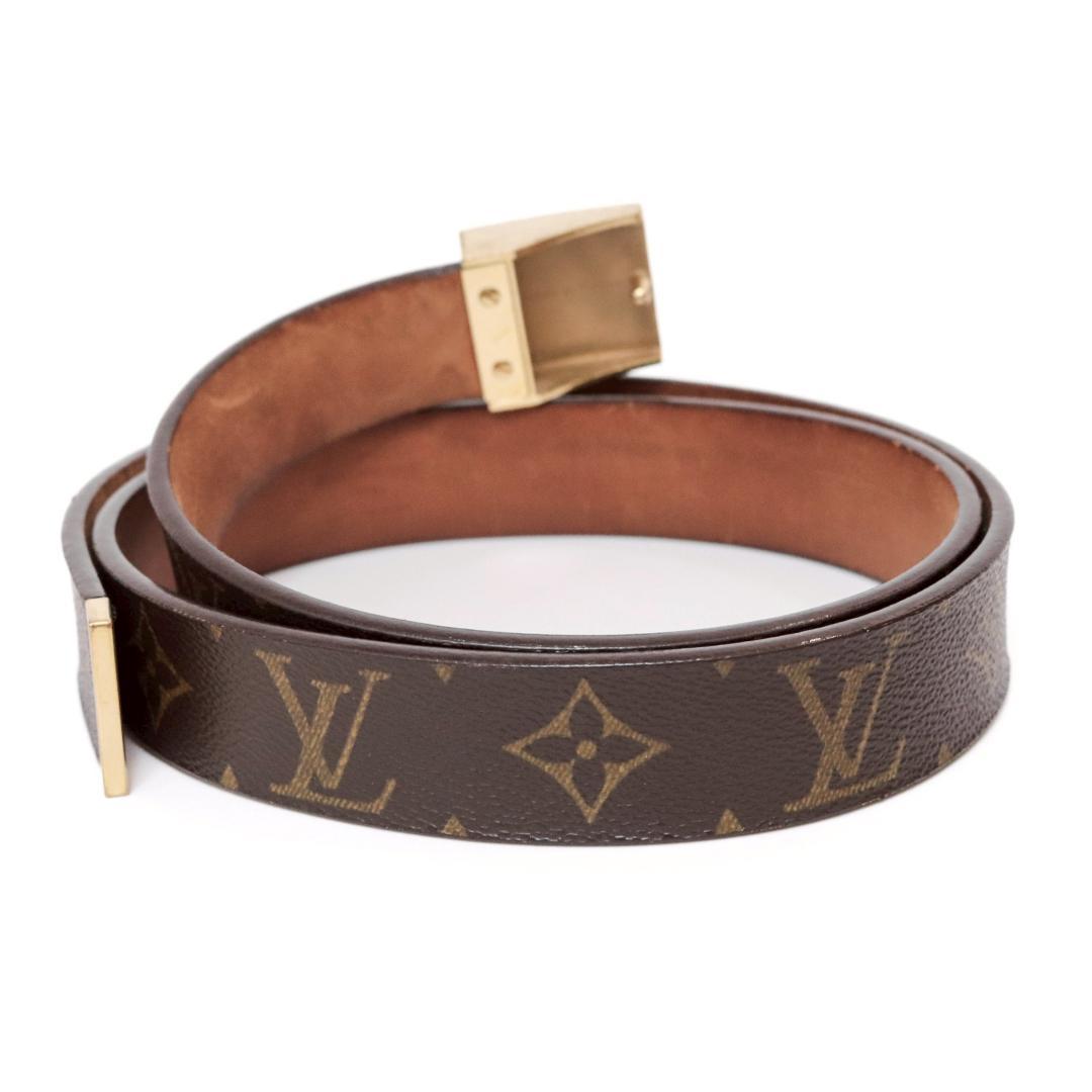 ルイヴィトン モノグラム サンチュールキャレ 95cm±3 箱付 仏製 1057