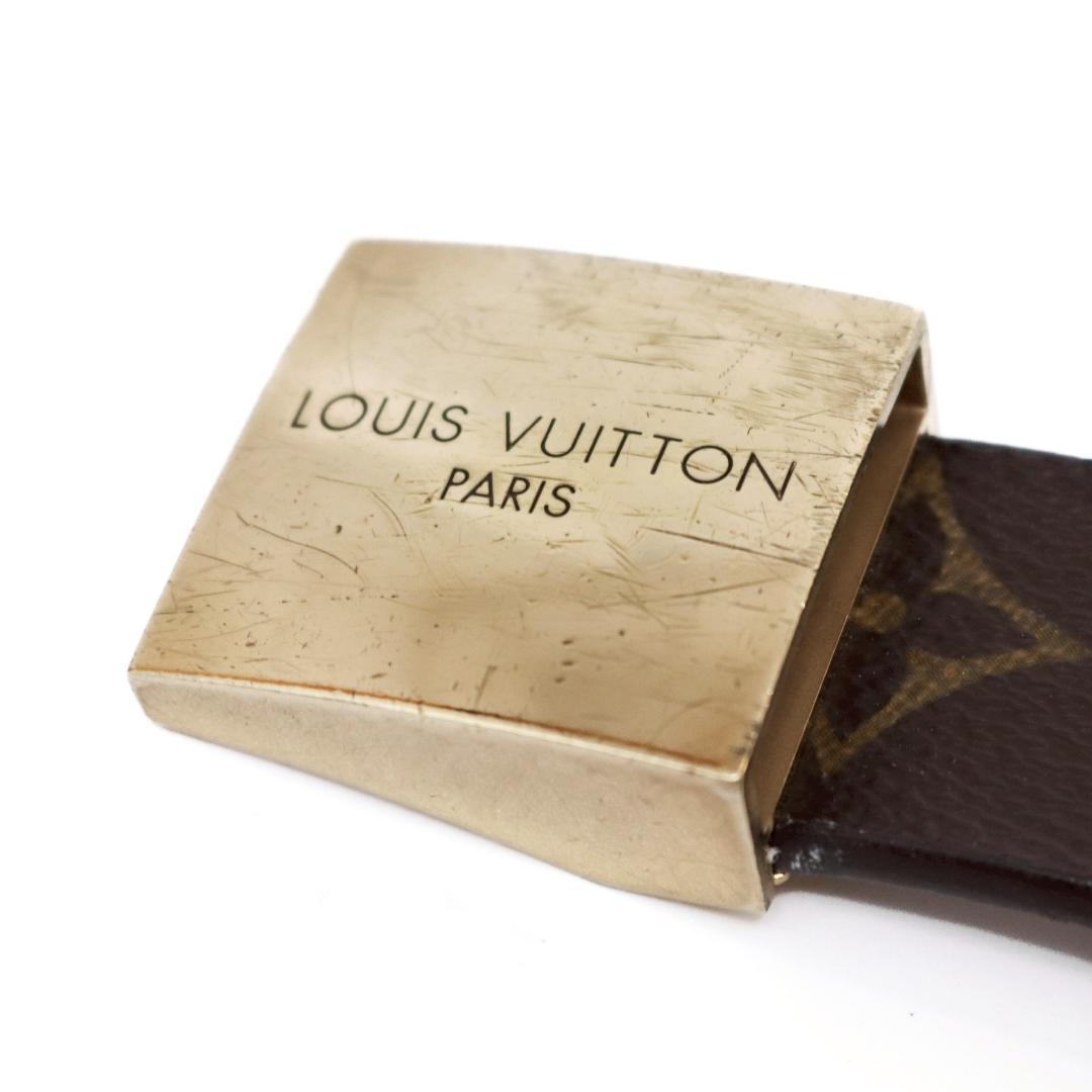 ルイヴィトン モノグラム サンチュールキャレ 95cm±3 箱付 仏製 1057