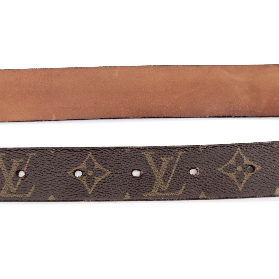 ルイヴィトン モノグラム サンチュールキャレ 95cm±3 箱付 仏製 1057