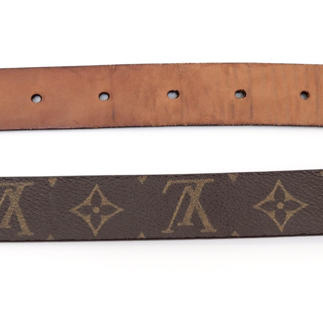 ルイヴィトン モノグラム サンチュールキャレ 95cm±3 箱付 仏製 1057