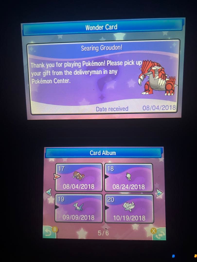 ポケモン　北米版　海外版　ムーン　配布　未受け取り