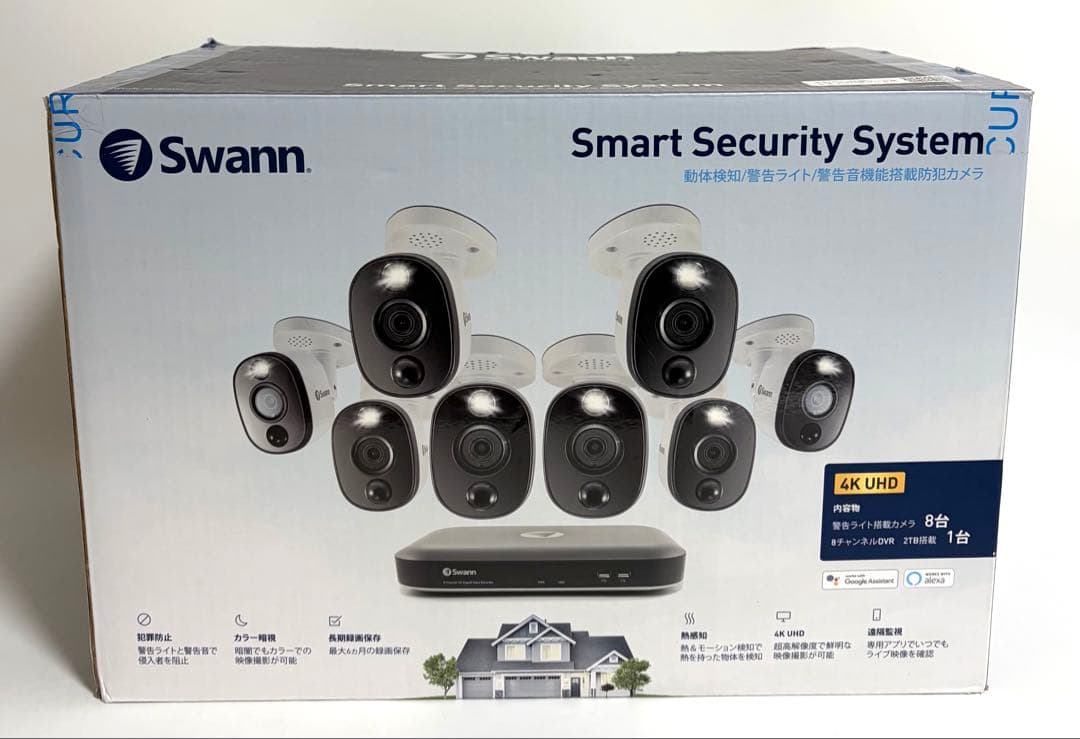 SWANN セキュリティシステム SWDVK-855808WL 4K 防犯カメラ