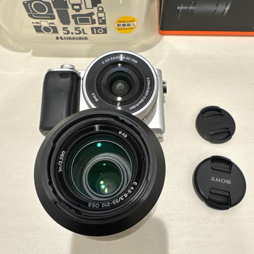 Sony α6400 ミラーレス一眼 レンズ 2本 ハクバドライBOX付