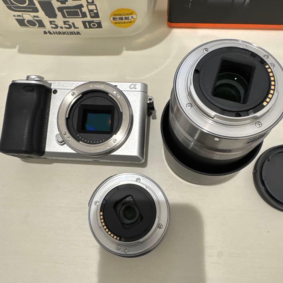Sony α6400 ミラーレス一眼 レンズ 2本 ハクバドライBOX付