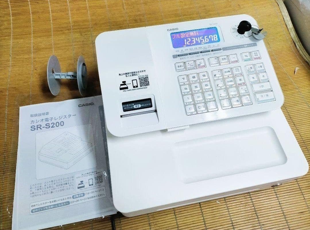 カシオレジスター　SR-S200　最新機種　スマホ設定売上管理　700444
