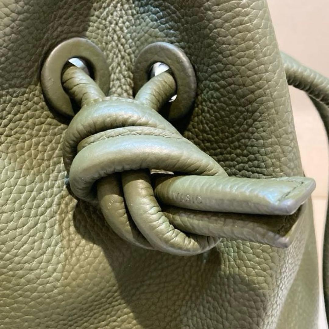 【美品】VASIC BOND ハンドバッグ　ショルダーバッグ　グリーン