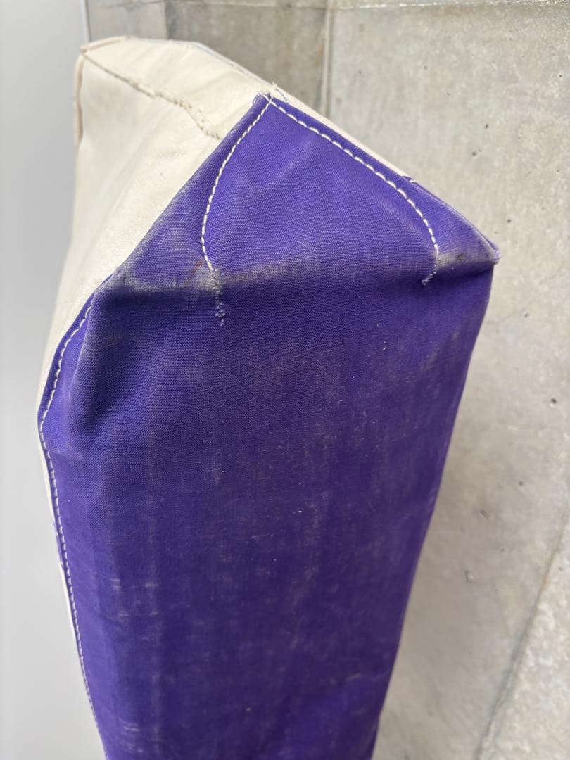 ll bean トートバッグ パープル 筆記体タグ