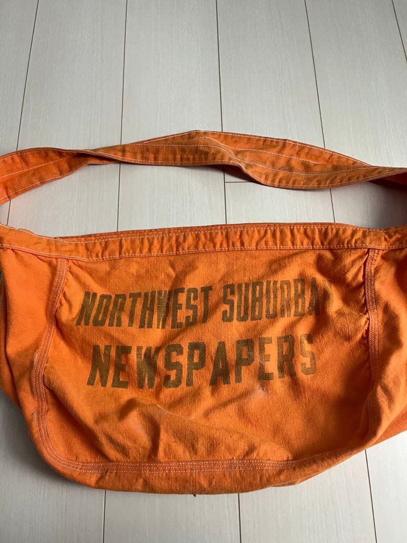 ビンテージ ニュースペーパーバッグ　40年代 40s