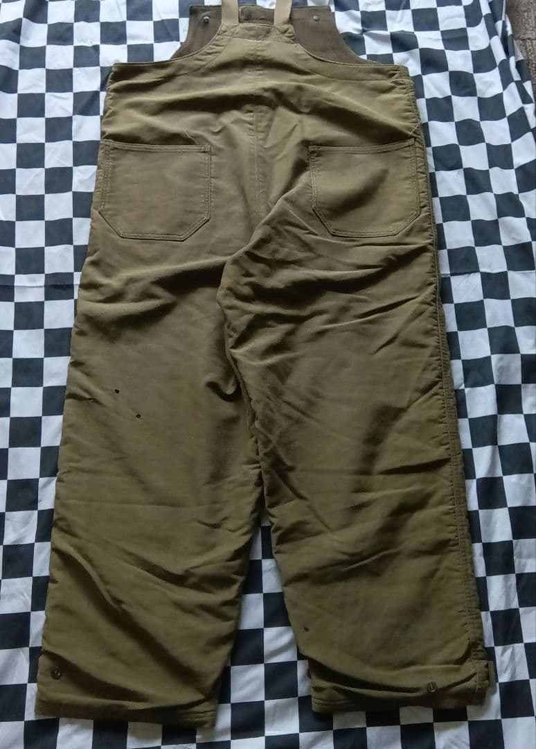 40s　ビンテージ　U.S.N　N1　デッキパンツ　トラウザー カーキ色