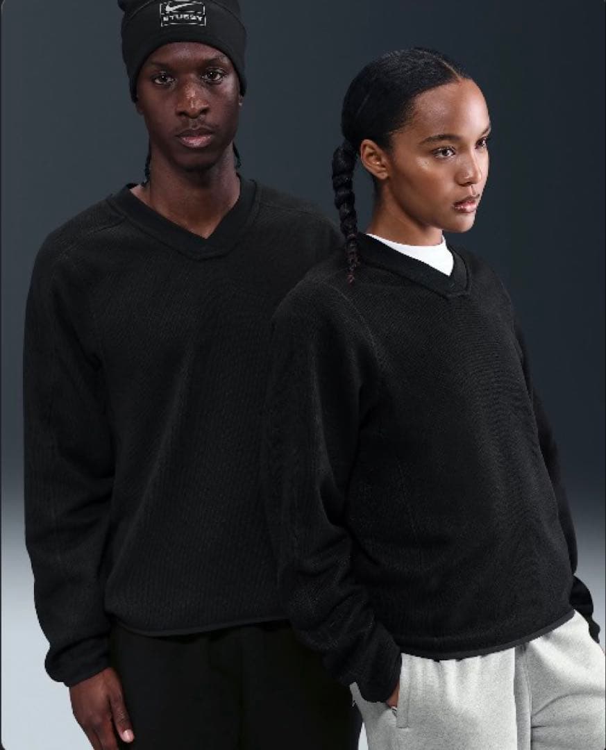 NIKE×stussy サーマル　プルオーバー