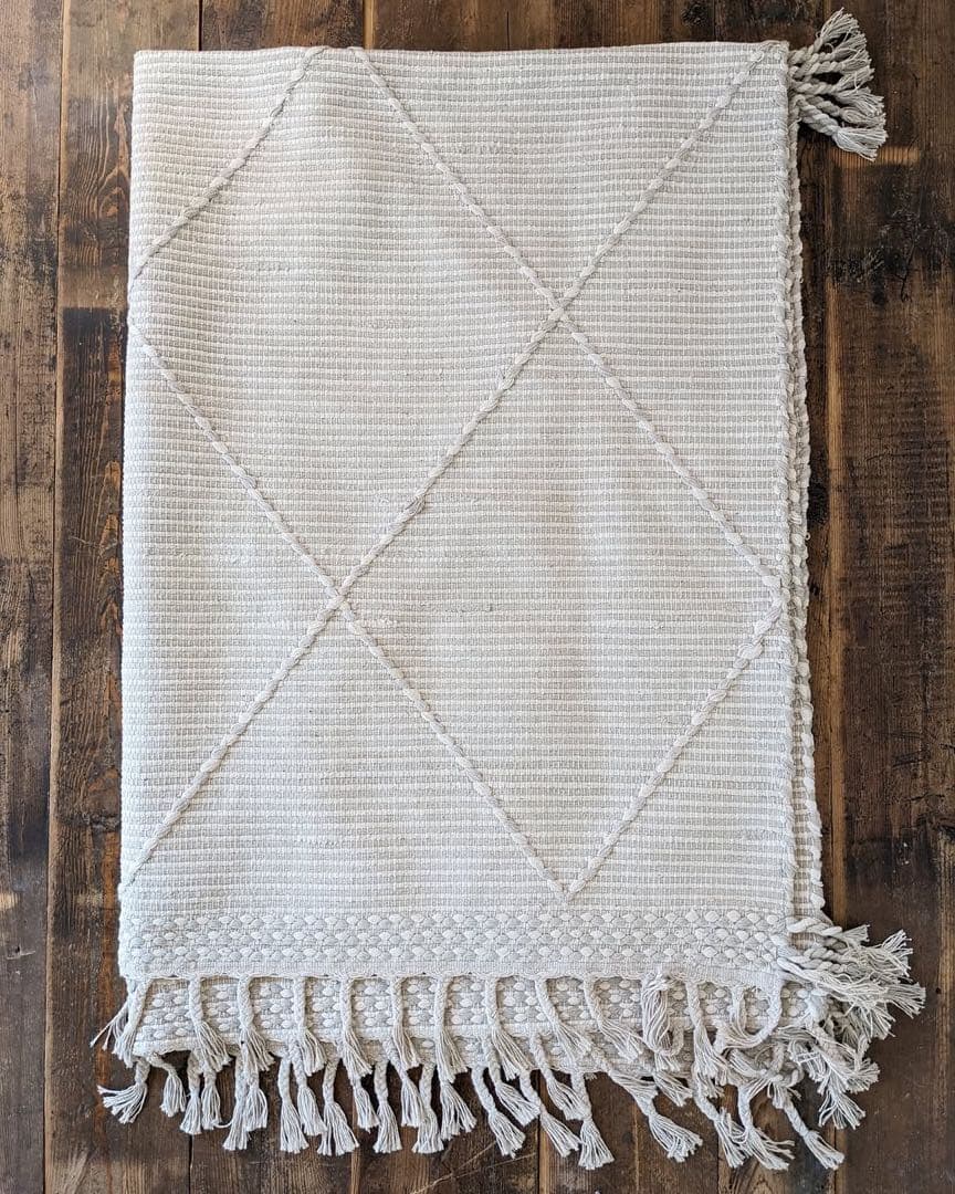 【なな】オーガニックコットン製 ラグ kave 