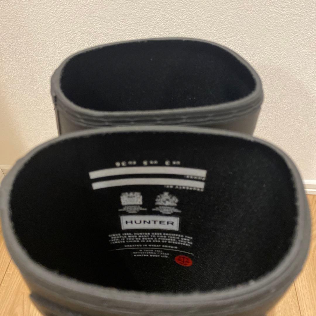 【断捨離中♡】HUNTER ブラック長靴 EU36 サイズ22〜22.5
