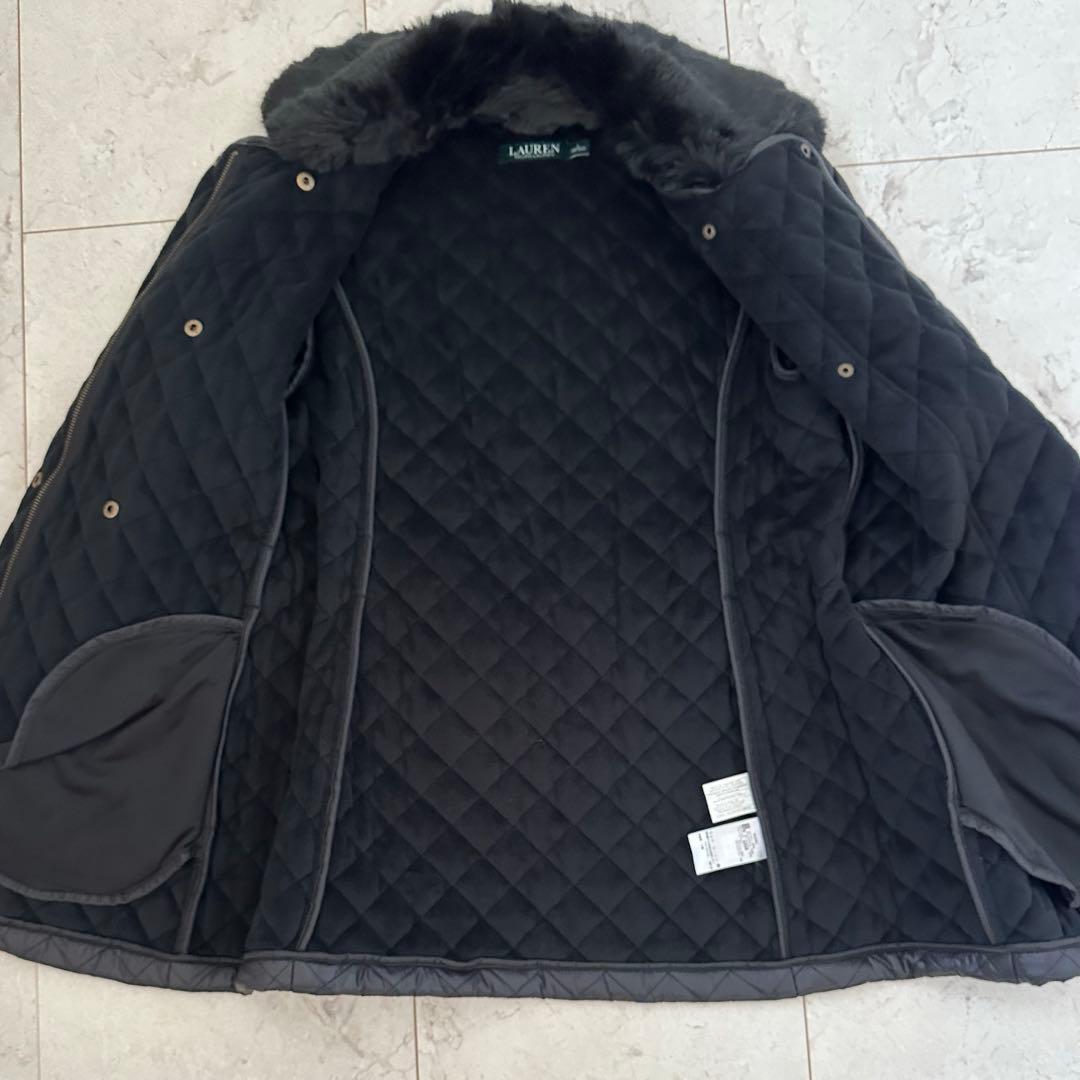 LAUREN ラルフローレン　ブラック キルティング ダウン