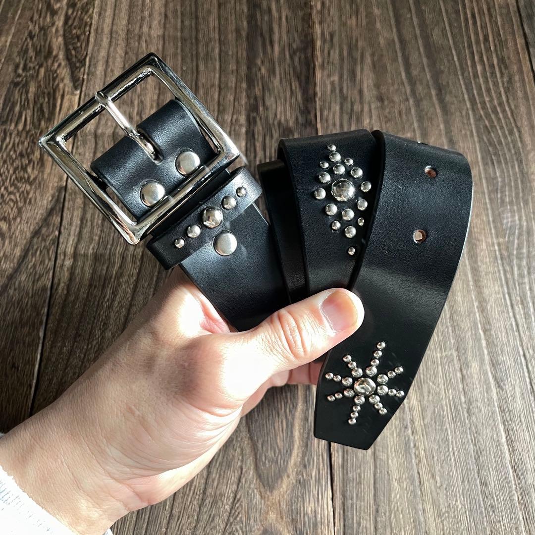 ディッキーズ874専用スタッズベルト　昭南ベンズ　シルバー　HTC CALEE