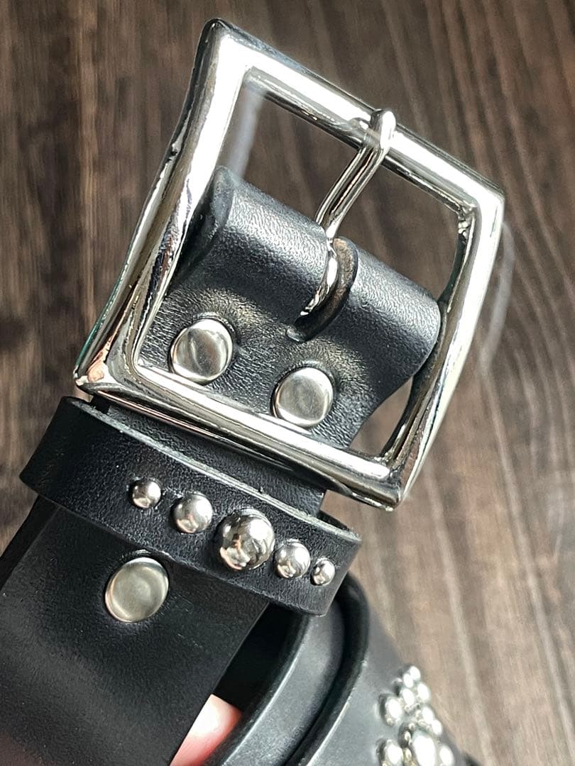 ディッキーズ874専用スタッズベルト　昭南ベンズ　シルバー　HTC CALEE