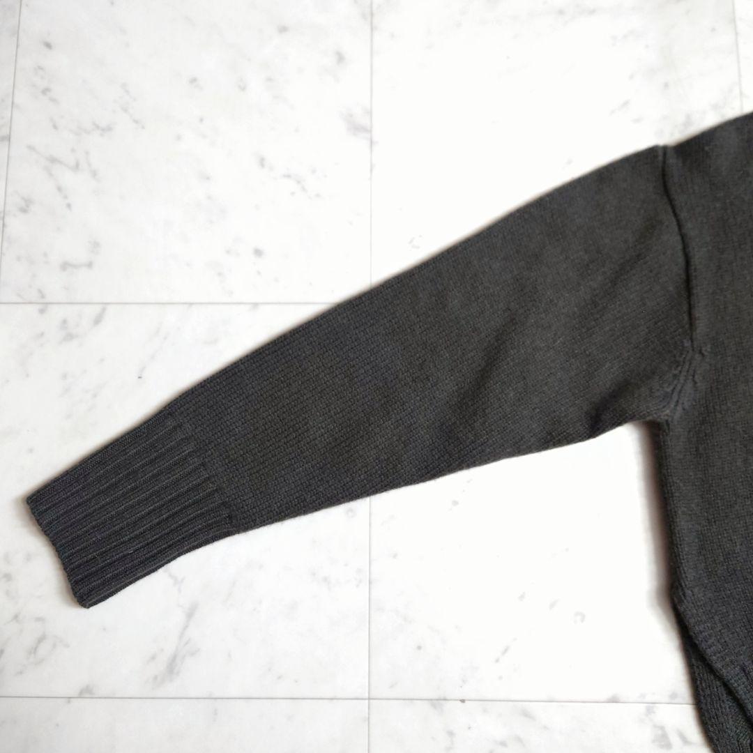 美品♪ ジプソフィア カシミヤ ウール ニット フリーサイズ ダークグレー系