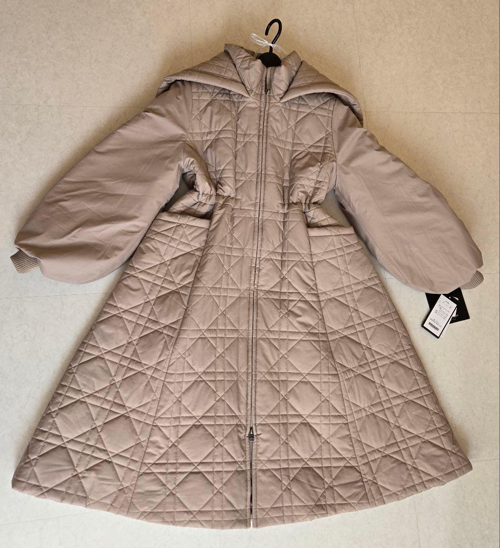 はる2WAYシルエットミックスステッチフーディーパテッドコート