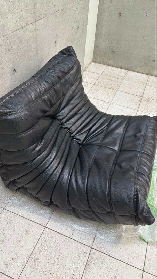 ligne roset togo 1P 本革 レザー ヴィンテージ ソファ