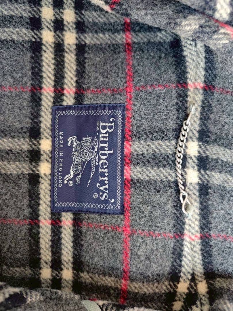 グレー ダッフルコート フード付き