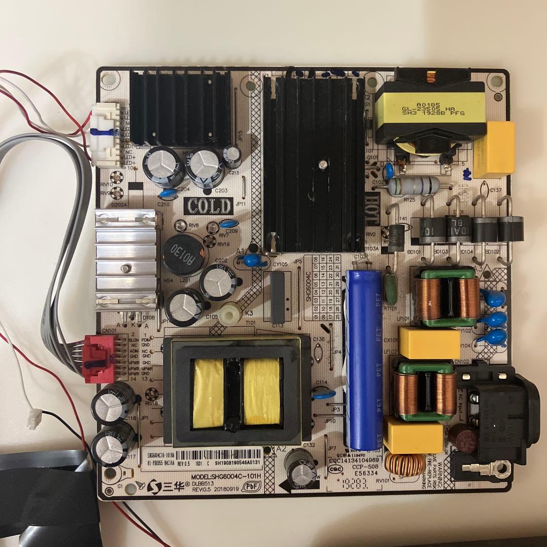 アイリスオーヤマ　55UB10P 4kテレビ基盤