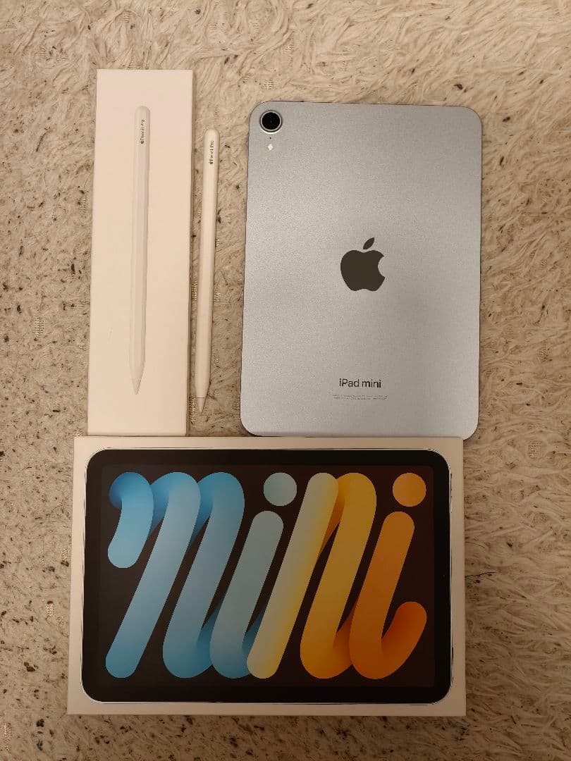 iPad mini 128GB ブルー＋Apple Pencil Pro