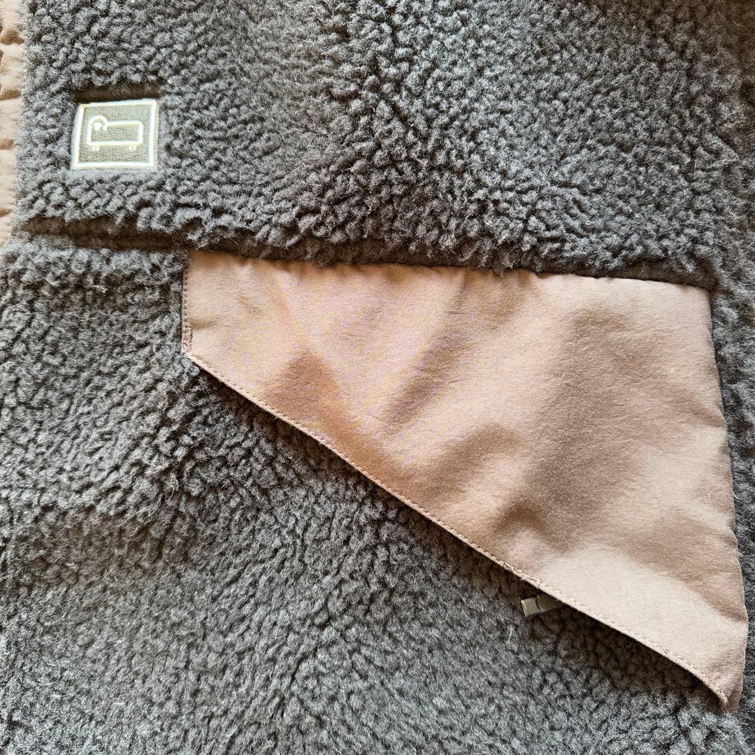 WOOL RICH ダークネイビー フリースジャケットXLサイズ