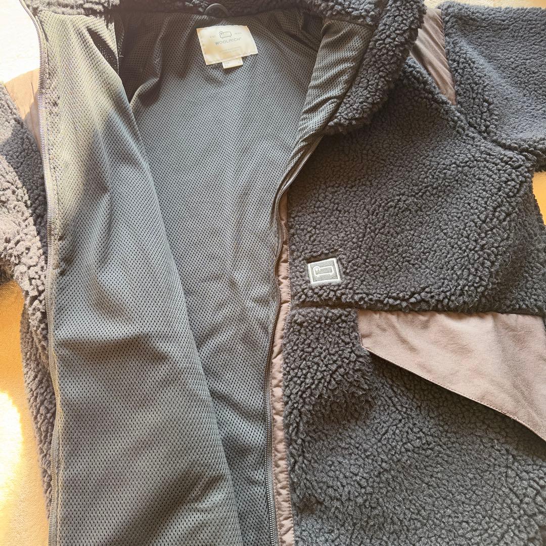 WOOL RICH ダークネイビー フリースジャケットXLサイズ