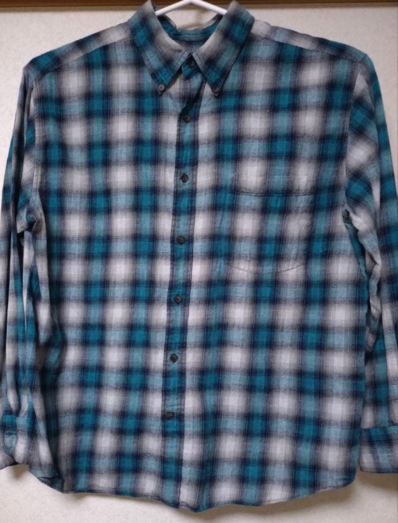 St. John's Bay オンブレ シャドー ネルシャツ Lセット売り