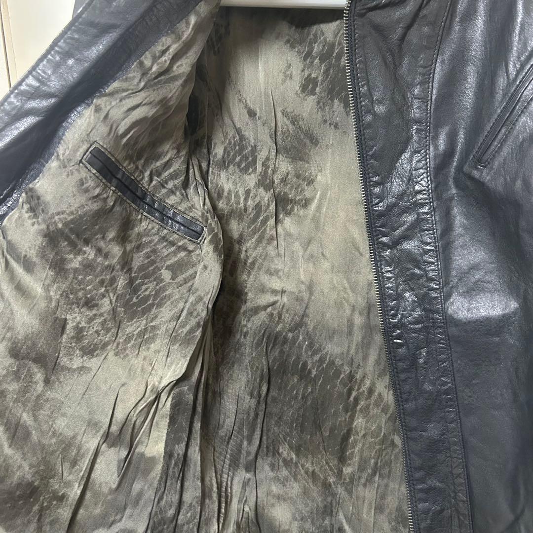 新品　14thaddiction レザーライダース