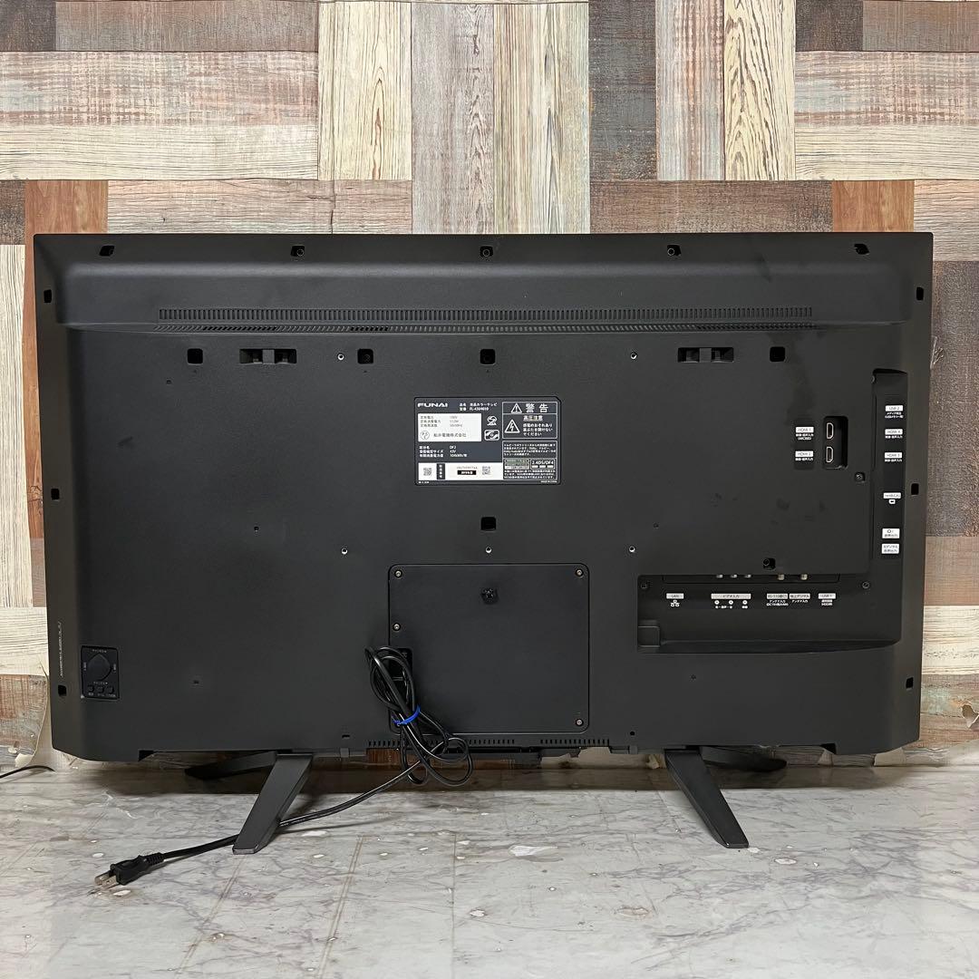 全国送料込❣️FUNAI43型4K録画機能内蔵テレビ 。ネットアプリ多数視聴可能