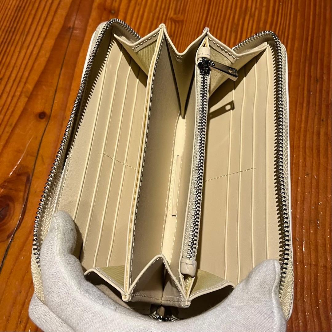 【新品・未使用】ヒマラヤクロコダイル　長財布　ラウンドファスナー　シャムワニ