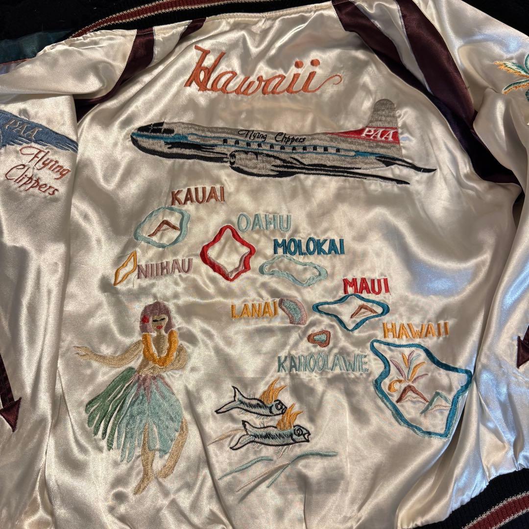 ブ*ー様 ✨美品✨テーラー東洋スカジャン リバーシブルインディアンハワイMサイズ