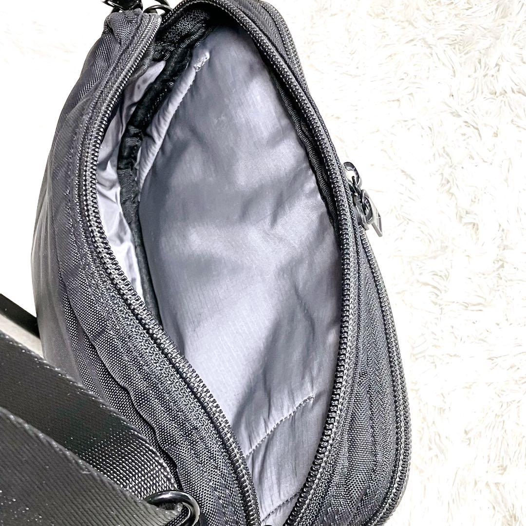 【美品】PORTER ポーター 吉田カバン フラッシュショルダーバック 2層　黒