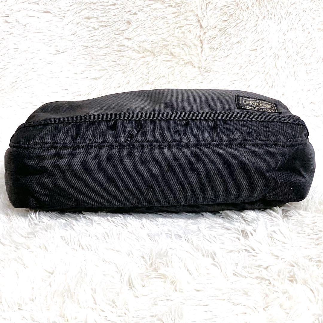 【美品】PORTER ポーター 吉田カバン フラッシュショルダーバック 2層　黒