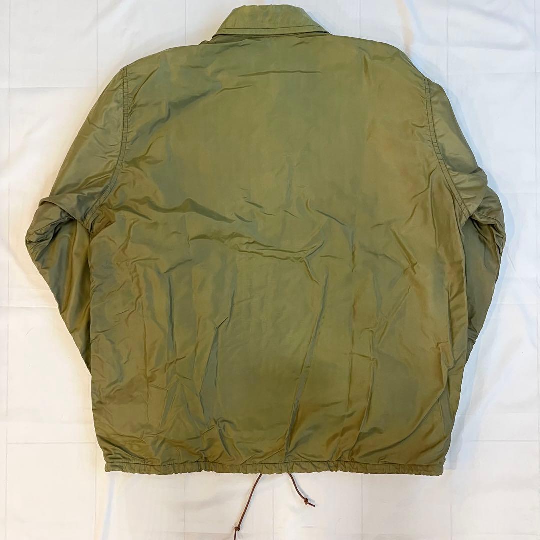 70s l.l.bean 筆記体タグ コーチジャケット オリーブ USA製
