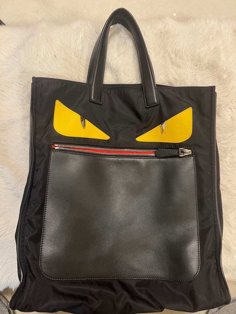 ま*み様 【正規品美品】FENDI フェンディトートバッグ バグズアイ モンスタ