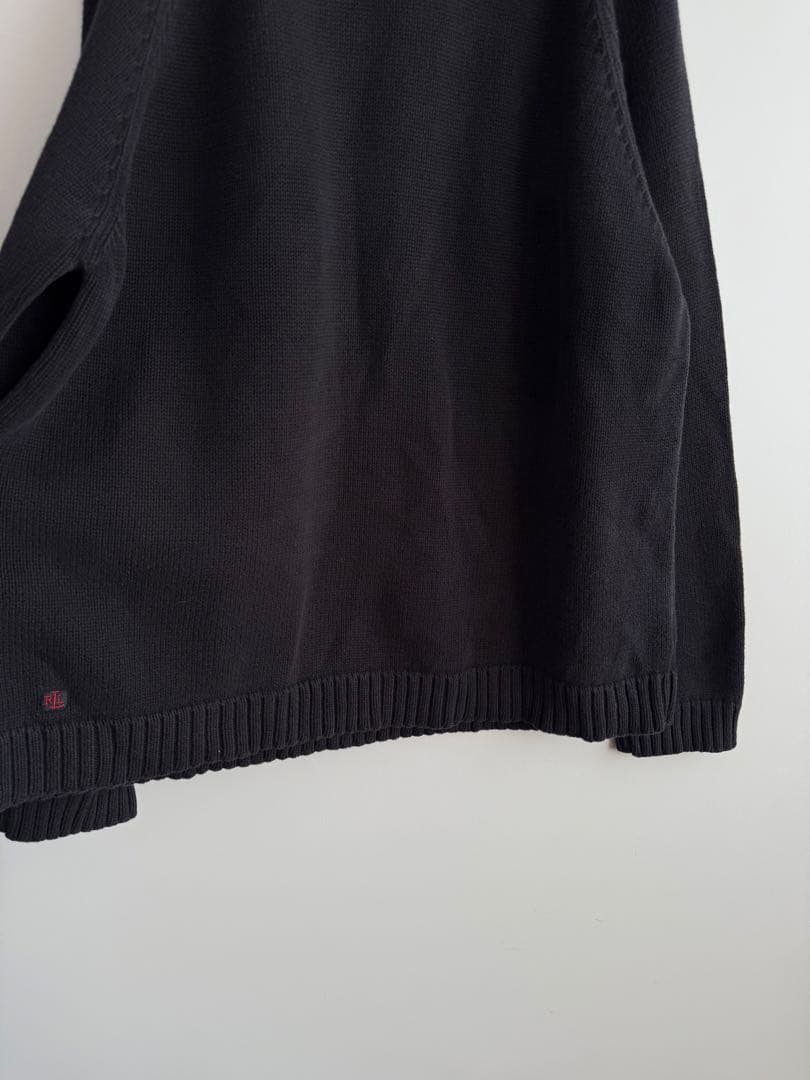 90s Ralph Lauren ロールネック コットンニット hooked