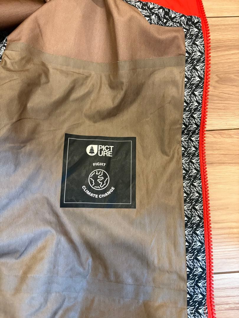 PICTURE スノーボードジャケット 赤/黄