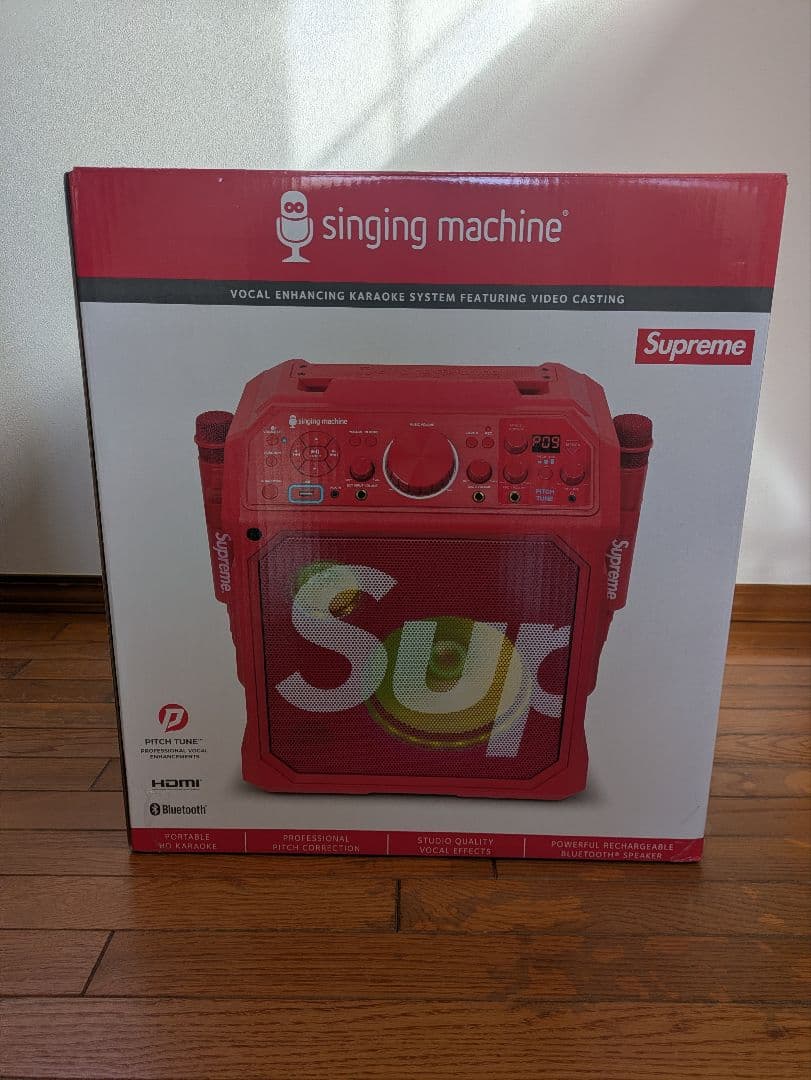 supreme スピーカー　カラオケマシーン　箱あり