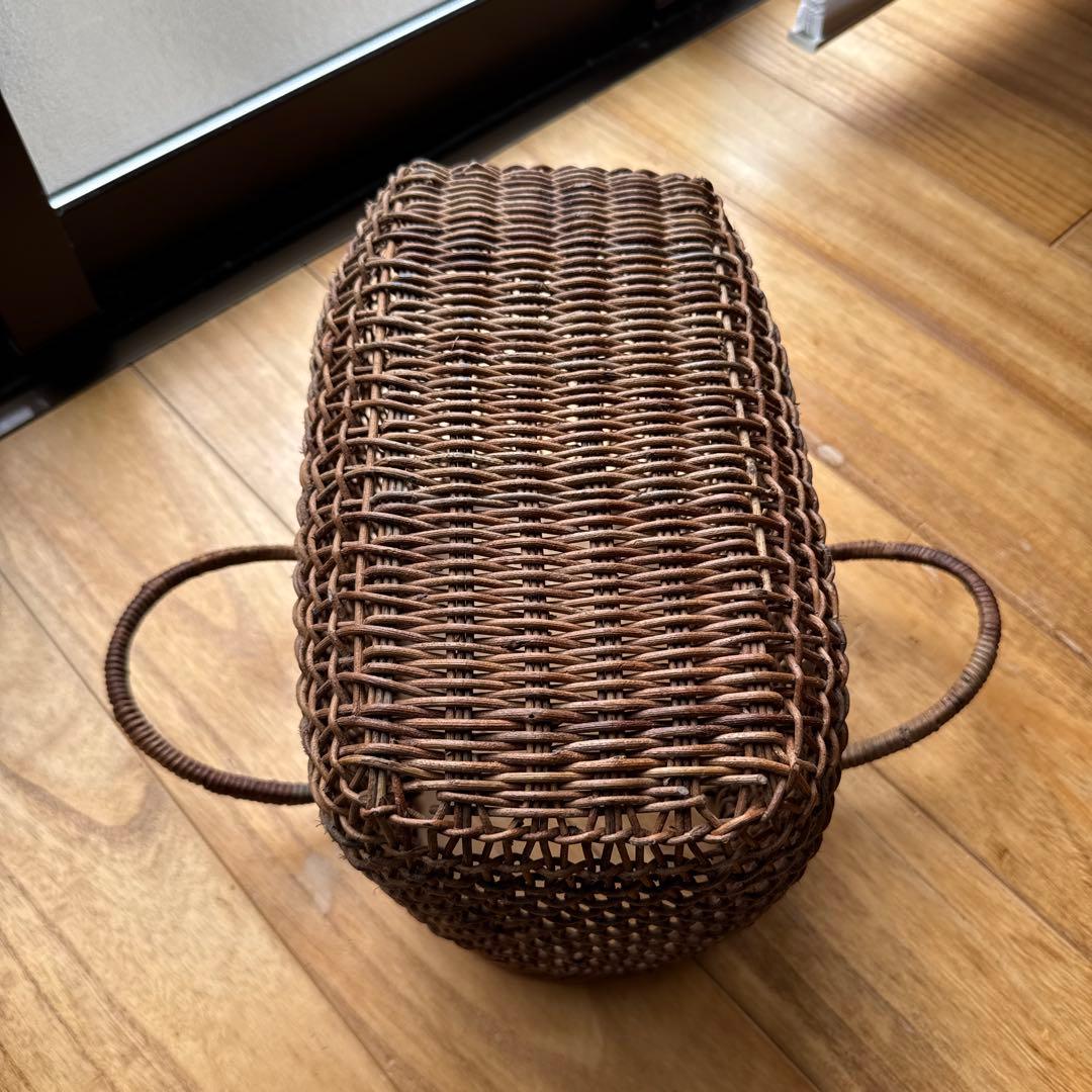 あけび　籠　バッグ　民藝