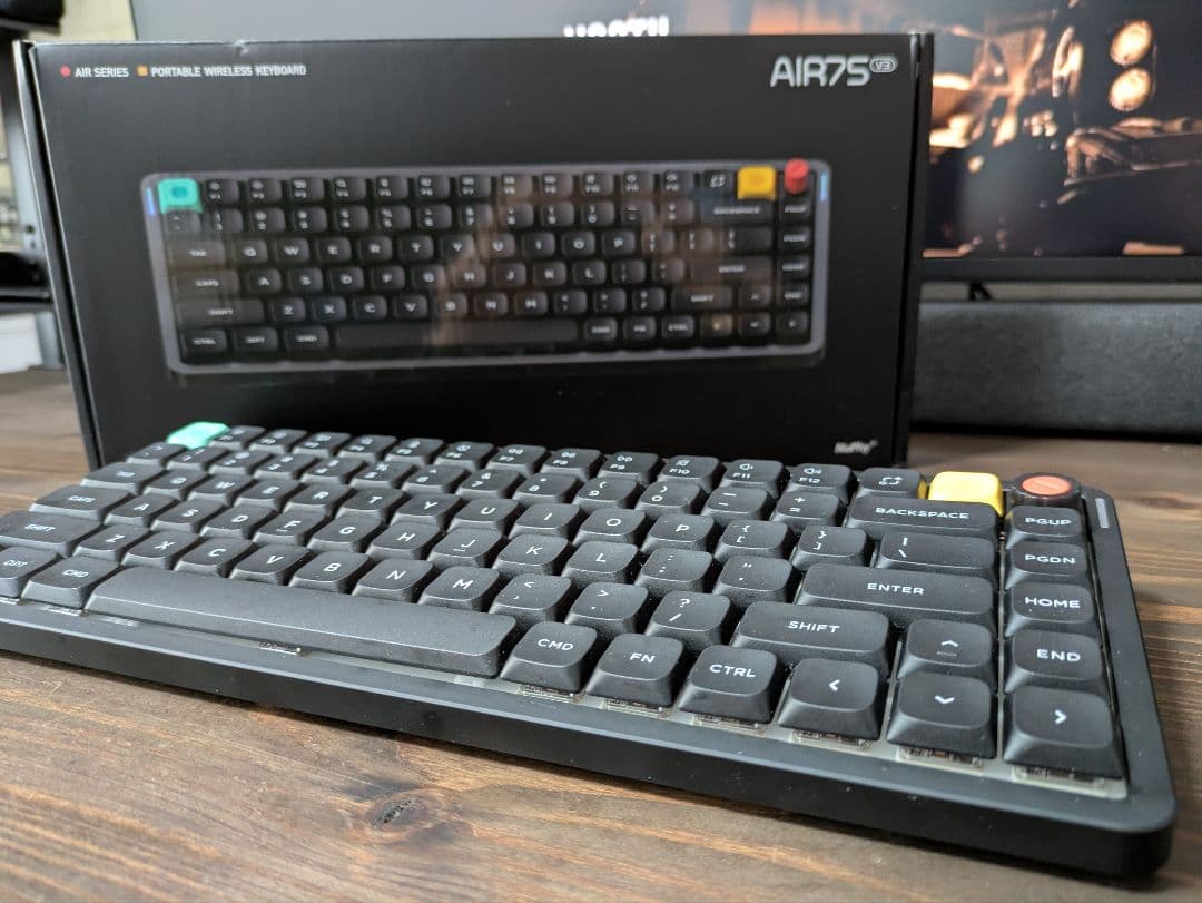 【ほぼ未使用】Nuphy Air 75 V3 nano blush 静音軸