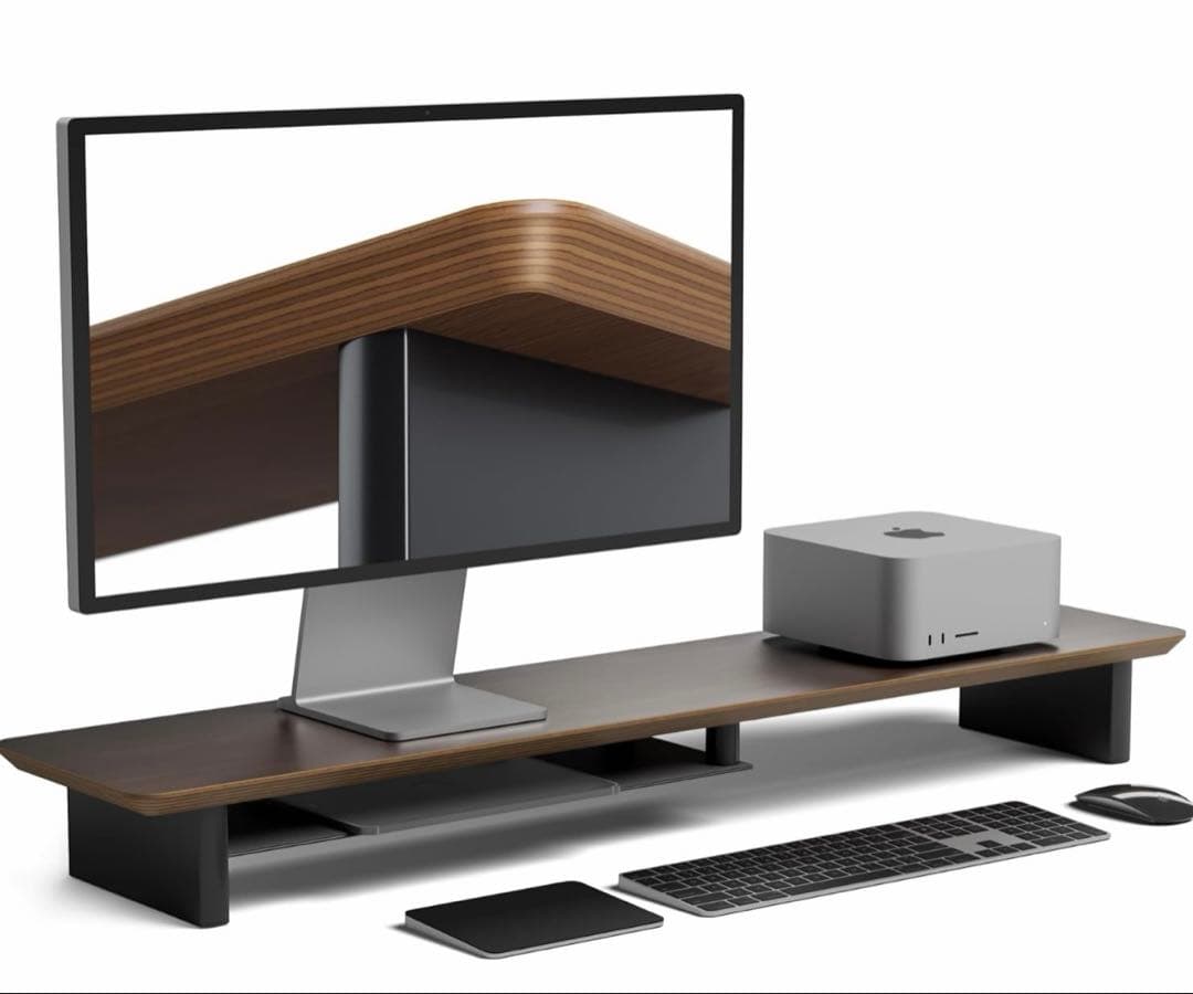 【定価¥17,980】amesoba 木製デスクシェルフ