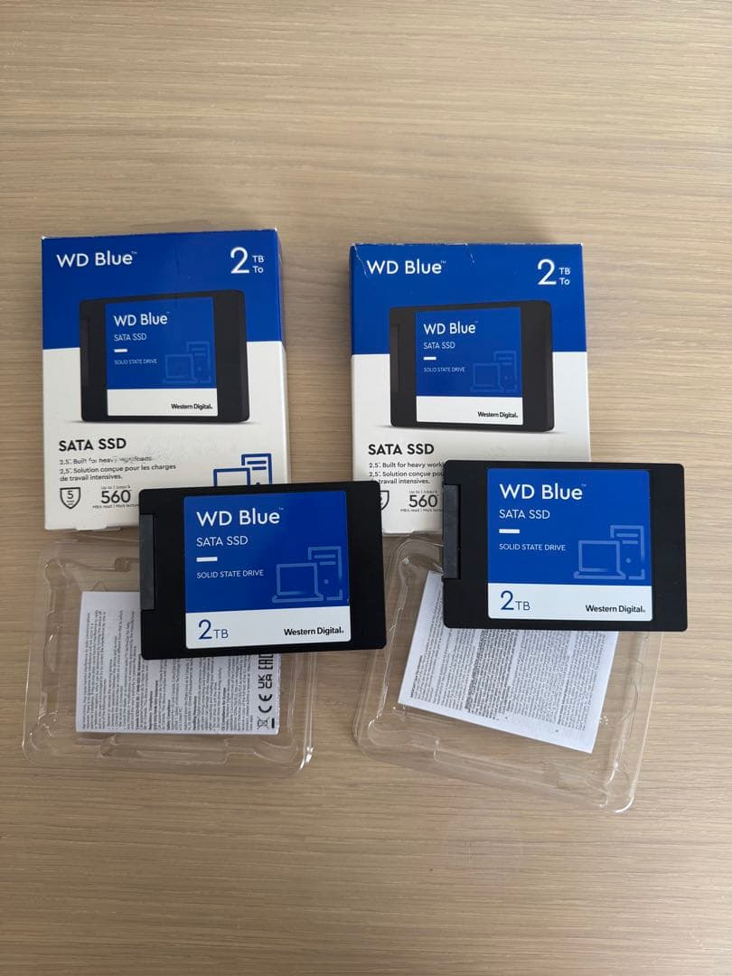 ★最終値下げ★WD Blue SATA SSD 2TB 2枚セット