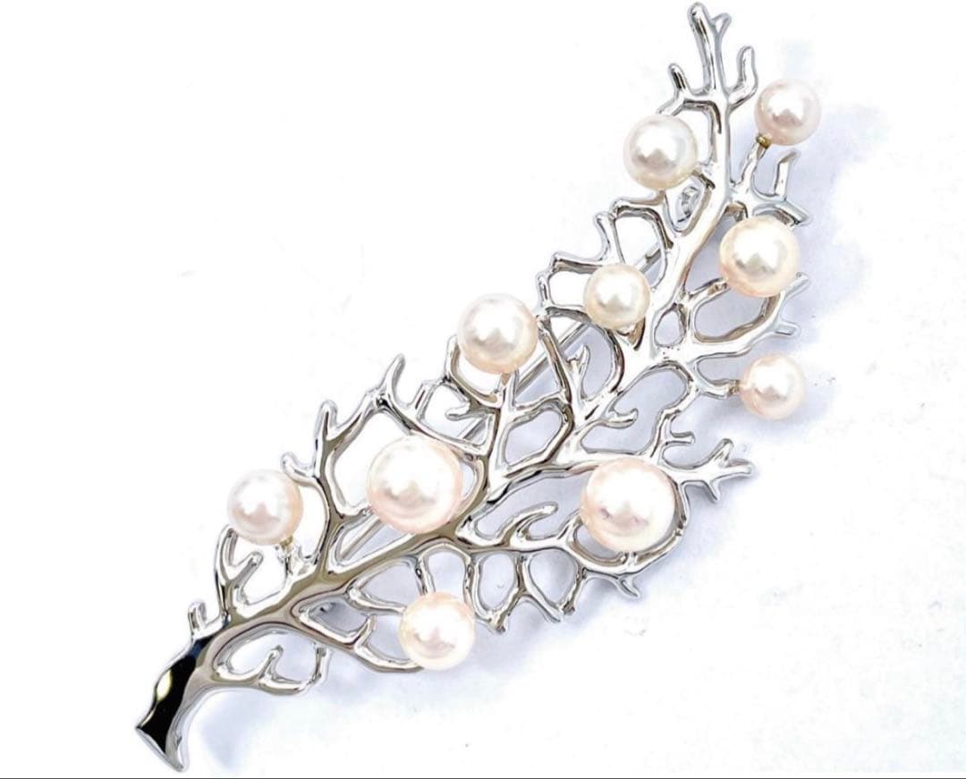 ミキモト パール　ブローチ